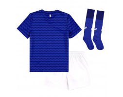 Everton Domáci Detský futbalový dres 2025-26 Krátky Rukáv (+ trenírky)